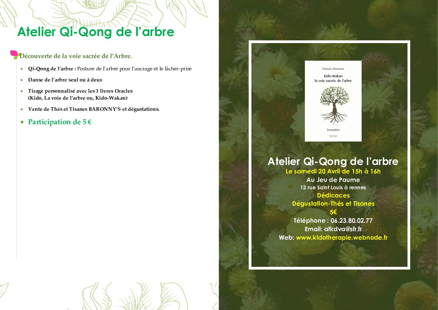 Atelier Qi-Qong de l’arbre