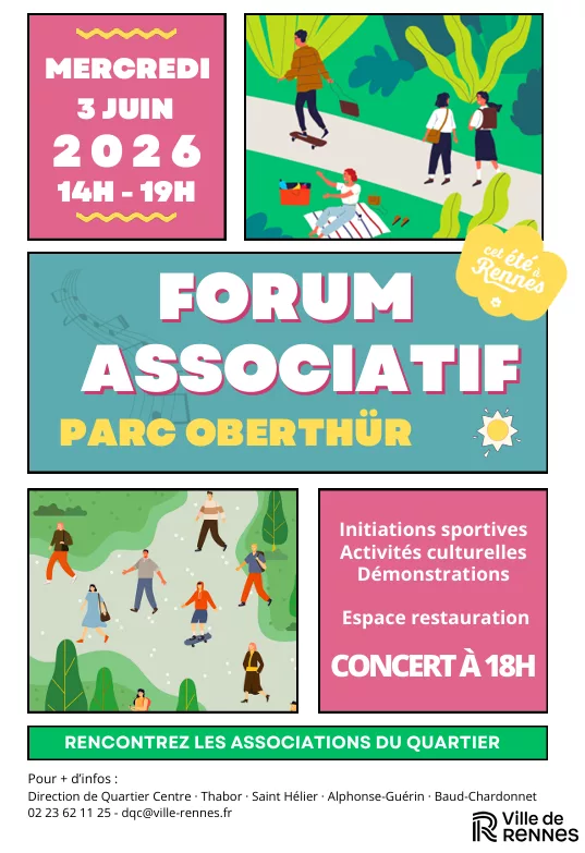 Forum associatif au Parc Oberthür